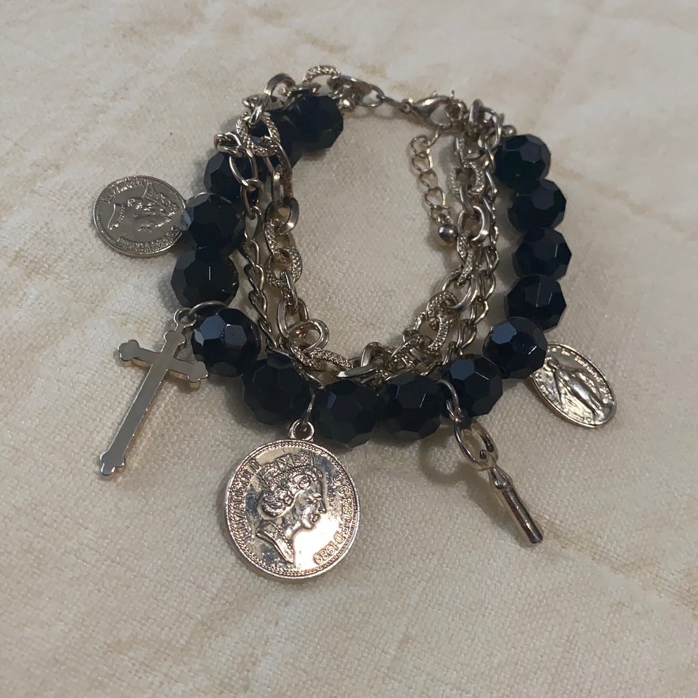 Black & Gold Bracelet